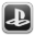Playstation White Icon 32x32 png